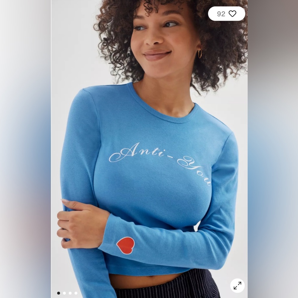 UO Blue Baby Tee